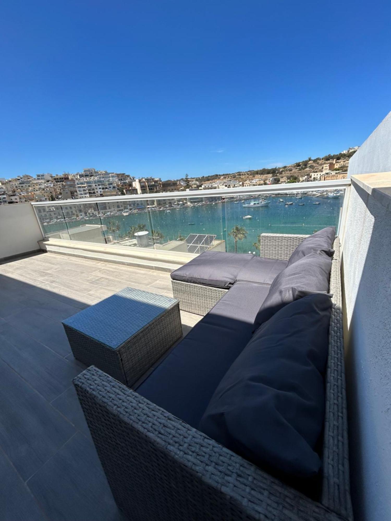 Seaview Setters Penthouse Marsaskala Lejlighed Eksteriør billede